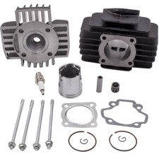 Cylinder Barrel Kit For Yamaha PW50 60cc Big Bore Head Piston PY QT PW 50 60 cc