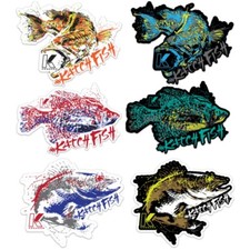 Fishing Decal Sticker 6-pack