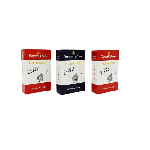 Royal flush playing - playing, cards