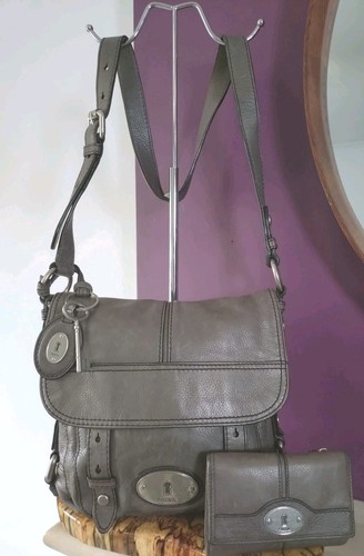 Fossil grey leather maddox - fossil,