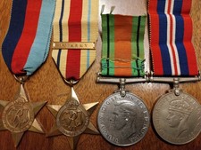 British WW2 African 1st Army War Medals