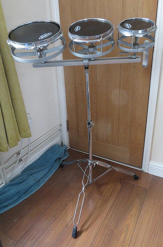 Roto toms piece drum set - drum,