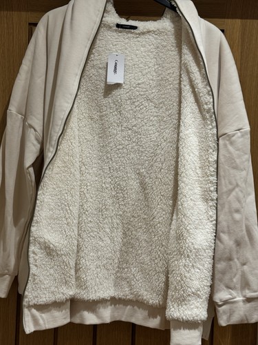 Fleece longline hoodie full - fleece,
