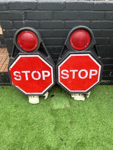 Railway stop boards - boards,