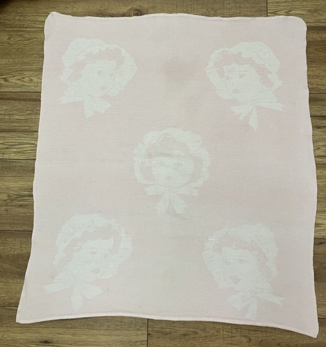 Vintage pink cotton jacquard - vintage,