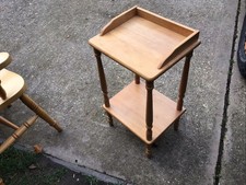 Rubber Wood Telephone Table/plant Stand