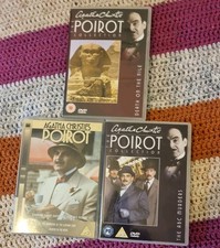 3 Poirot DVDs. Agatha