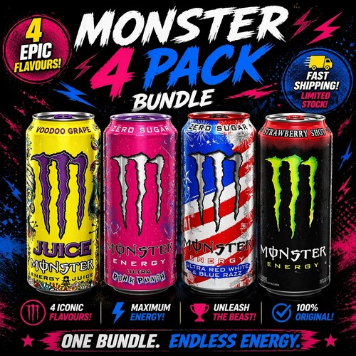Monster energy juice drinks - juice,