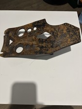 Used Alloy Bash Plate For Pit Bike Engine Fits Most Models Sump Guard