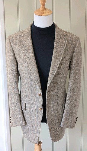Vintage harris tweed blazer - tweed,