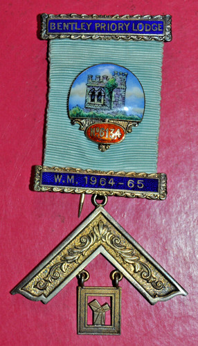 Masonic past master jewel - past,
