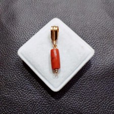 Vintage Orange Coral Gemstone