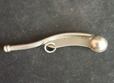 WW2 British Royal Naval Boatswain's (Bosun's) Metallic Whistle circa 1939-45 #2