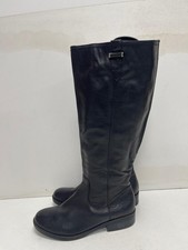 TU Women's Black Leather  Side