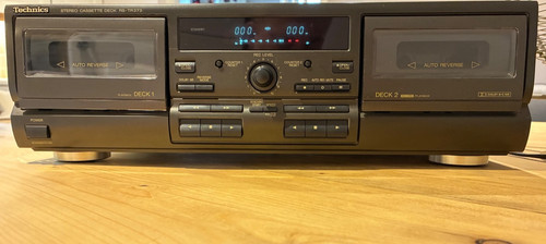 Technics tr373 dual tape - technics,