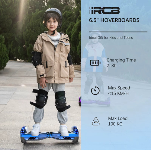 Rcb hoverboard for - 6.5", kids