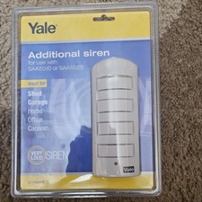 Yale SAA5030 Additional Siren Alarm for use with SAA5010 SAA5020 5000 Series