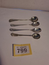 Vintage Epns Mustard Spoons X