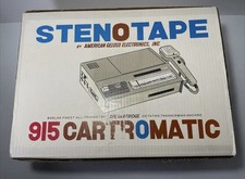 Geloso Electronics StenoTape 915 Cartromatic stenographer Dictating/transcribing