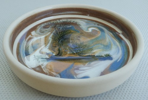 Boscastle pottery pin dish - boscastle,