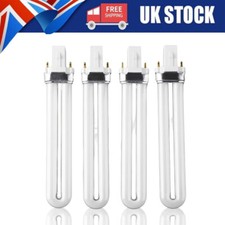 4x 9W Nail Art Gel Dryer UV Lamps Tube Light Bulbs Replacement Manicure Dryer