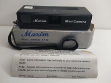 Maxim 110 Mini Camera spy camera - brand new condition - 400 or 100 asa film cam