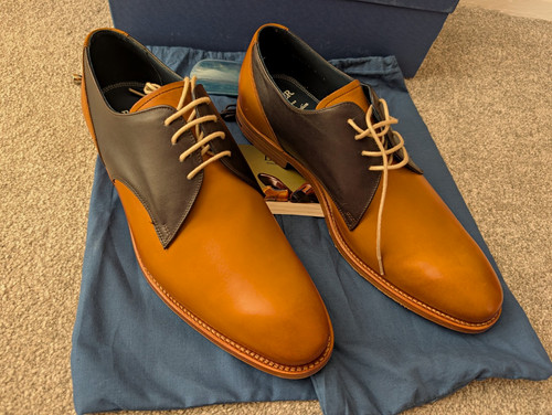 Barker alvis waxy leather - barker,