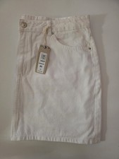 M&S Denim Mini Skirt, White