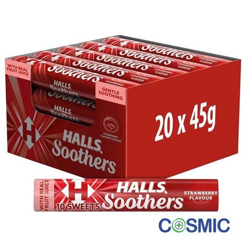 Halls soothers strawberry - halls,