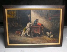 Antique French Oil Painting