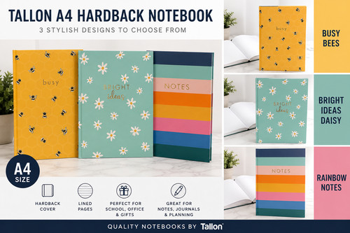 Tallon hardback notebook - hardback,