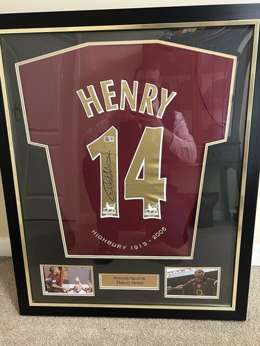 Thierry henry signed arsenal - thierry,
