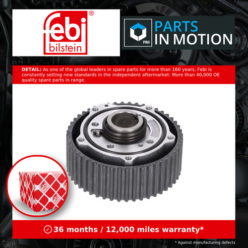 Camshaft adjuster exhaust side - exhaust,