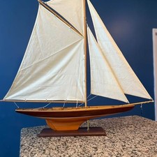 Large 36" Vintage Wooden Pond