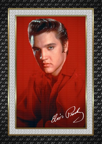 Elvis presley a4 signed - -,