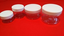 Clear empty plastic PET