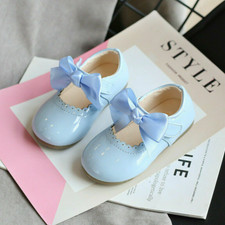 BABY GIRLS SPANISH BOW SHOES