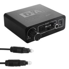 Digital to Analog Converter DAC USB Optical Cable Audio AUX Speaker Adapter Kit◈