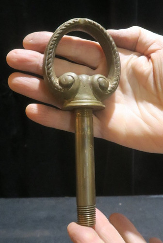 Massive brass lamp chandelier - lamp,