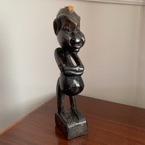African wood sculpture - sculpture, tribal