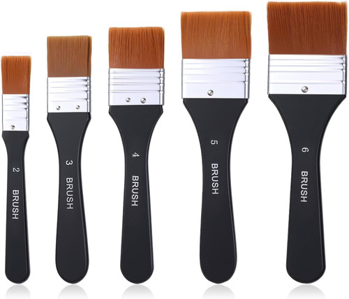 5pcs wide flat paint - 5pcs,