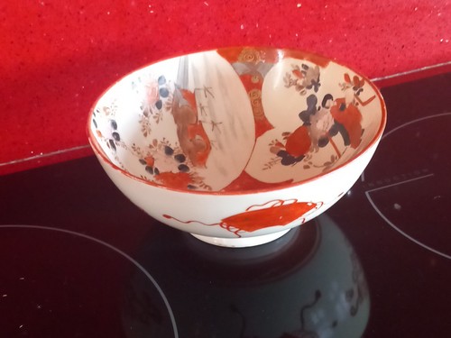 Antique japanese kutani - antique, 6"