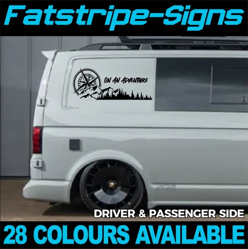 Compass mountain vinyl decals - compass,