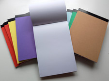 12 PADS A5 PLAIN 80 GSM PAPER JOTTER NOTE MEMO NOTEBOOK 50 SHEETS PER PAD