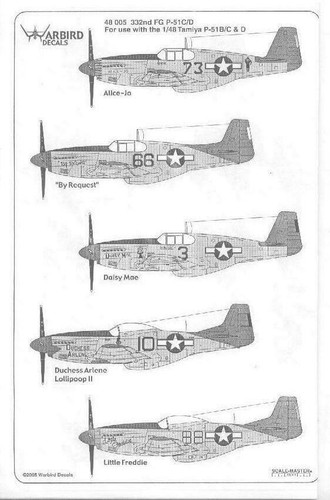 Wbd48005 warbird decals - wbd48005, 1:48