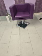 Purple Salon Hairdresser Chair