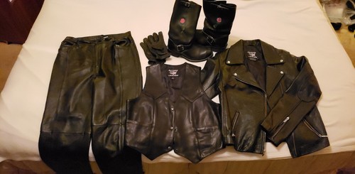 Womens black leather - womens,