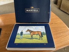 Boxed Set Martell Grand National Horse Racing Placemats.