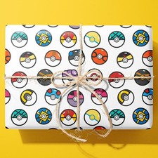 Pokemon wrapping paper -