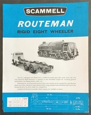 SCAMMELL ROUTEMAN Rigid Eight